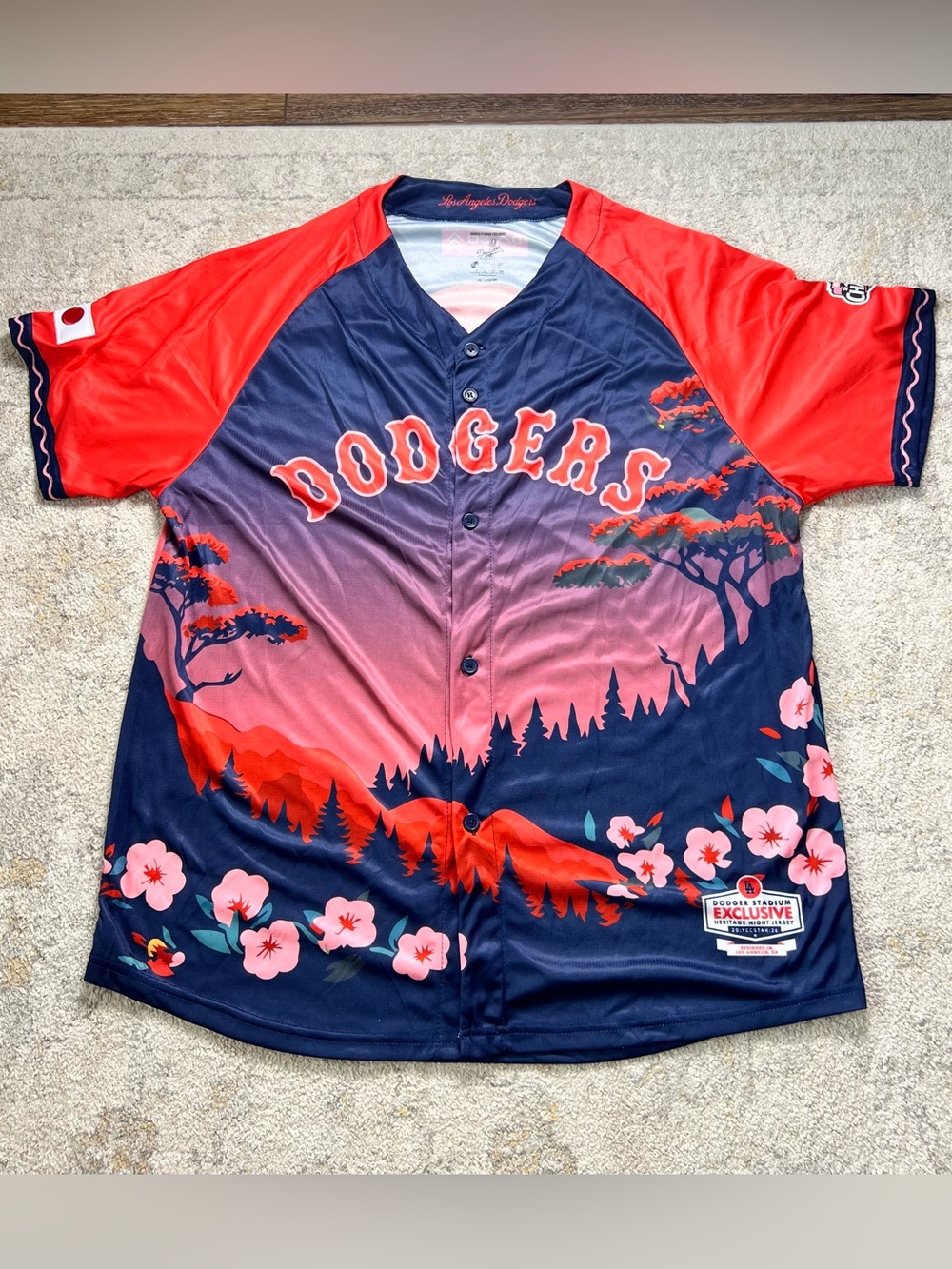 2026 LA Dodgers Japanese Heritage Night Jersey XL Dodger Stadium Exclusive